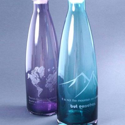 5w uv Laser marker engraved glass bottles