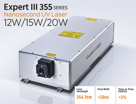 Expert III 355 Ultra-estable Nanosegundo Láser UV 10W12W15W