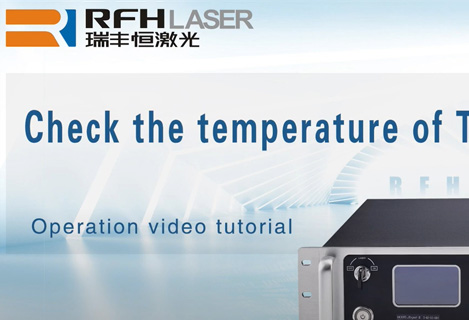 Compruebe el control de temperatura THG de los láseres UV RFH