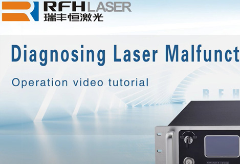 Diagnóstico del mal funcionamiento del láser de los láseres UV industriales RFH