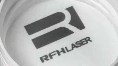RFH Fuente láser UV de 5 vatios para marcar tapas de botellas de plástico