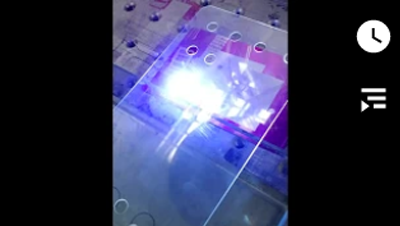 vidrio de perforación láser uv de 355 nm