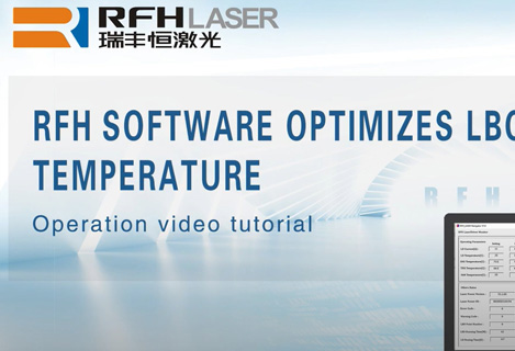 El software láser UV RFH optimiza la temperatura LBO