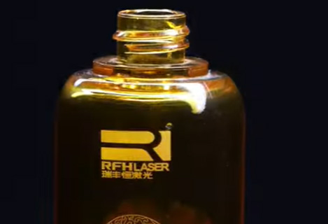 Botella de plástico para marcado de fuente láser uv RFH 10W