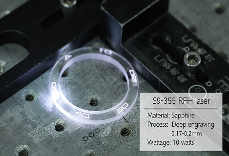 Láser S9-355 RFH: todo el proceso de marcado es fluido y rápido, cada detalle muestra la tecnología. Me quedé absolutamente impresionado por el efecto.